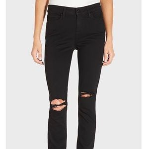 PAIGE Verdugo Ultra-Skinny Black Ripped Jeans 27